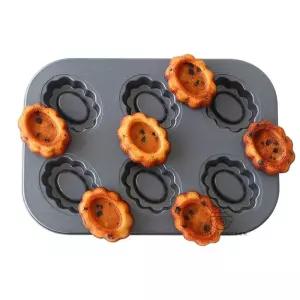 마들렌 틀 타원형 꽃모양 베이킹 오븐 몰드