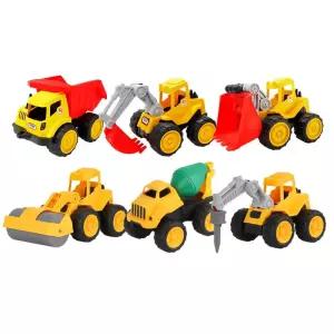 정서발달 모래놀이 중장비 트럭 6종세트 아동장난감 상상력 인기 유치원교구 아이들선물 키즈카페