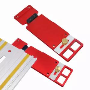 목공 90도 각도 중지 알루미늄 합금 트랙 톱 사각형 위치 제한 클램프 전기 원형 가이드 레일