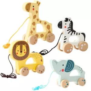 돌아기 걸음마 장난감 움직이는 바퀴달린 동물 가성비 생일선물 창의성