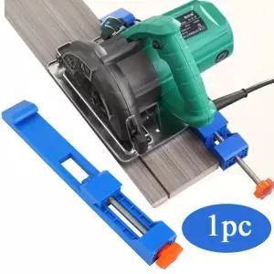 1pc 조정 가능한 절단기 기본 가이드 원형 톱 밀링 포지셔닝 클램프 정밀 목재 절단 목공 도구