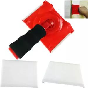 BANCOO RSL43 페인트 엣지 트리머와 교체 패드 2개 모서리 벽 및 천장 어플리케이터 리필이 된 페인팅 도구