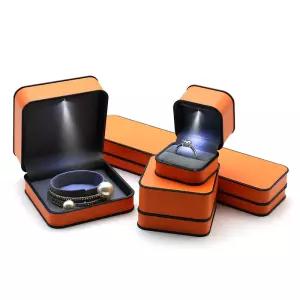 LED 조명 주얼리 보석함 반지 귀걸이 목걸이 선물 케이스