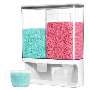 콘월드 세탁 세제 디스펜서, 세탁실 정리용 향기 부스터 비즈 비즈, 얼룩 제거제 파우더에 적합