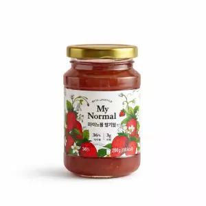 마이노멀 저당 저칼로리 딸기잼 (딸기쨈) 320g , 1개