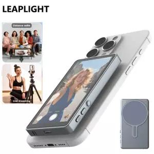 자석식 셀카 모니터 스크린 무선 리모컨 포함 안드로이드용 후면 카메라 브이로그 녹화 라이브 스트리밍