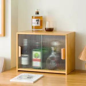 찬장 원목 그릇장 원목그릇장 우드 홈카페 수납장