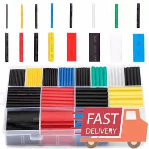 열수축 슬리브 튜브 키트 와이어 전기 연결 랩 케이블 보호 내열성 포장 절연