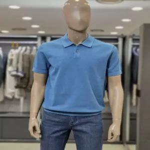 [브렌우드]여름 카라 반팔 니트 블루 양말 증정