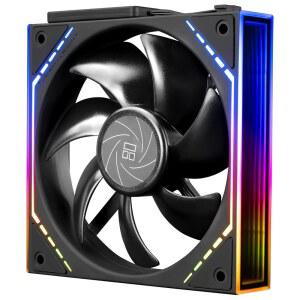 [미국배송] 써멀라이트 TL-M12Q CPU 팬 120MM 케이스 쿨러 S-FDB 베어링이 있는 PWM 커넥터 무음 컴퓨터 냉각 ARGB 미러 라이트 효과가 PC 팬 저소음 빌딩 블록 버전