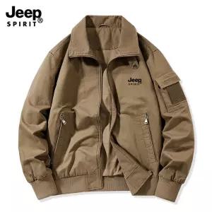 남성점퍼 봄가을 캐주얼 라펠 칼라 내마모 코튼 재킷 심쿵빛