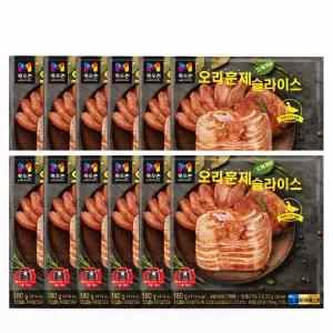 목우촌 오메가3 오리훈제 슬라이스 180g X 10개