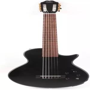 포질 일렉트릭 클래식 기타 나일론 현 여행용 휴대용 무성 연습 마호가니 바디 넥 로즈우드 프렛보드 긱백