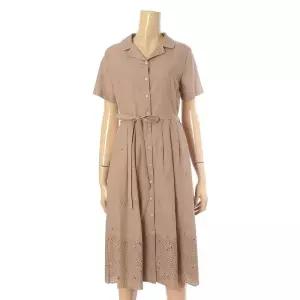 안지크 자수펀칭벨티드원피스 AI2OP5160 903212