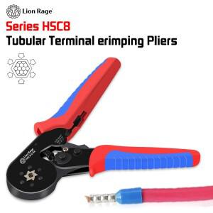 회로 수리용 페룰 단자 펜치 HSC8 6-6A F 조정 육각형 와이어 압착 0.25-6mm ² AWG24-10