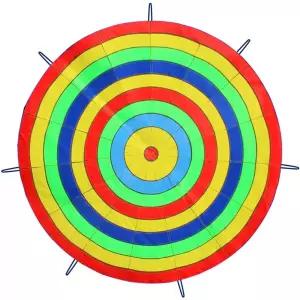 2M 벨크로 다트 점수판 공던지기 야외 찍찍이공 놀이