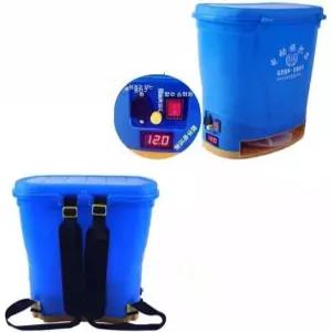 충전식 비료살포기 양식장 종자 파종 고속전면 사료