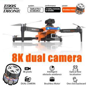 2024 광학 흐름 포지셔닝 FPV 드론 4K 카메라 360 ° 장애물 회피 브러시리스 모터 RC 장난감 E99S