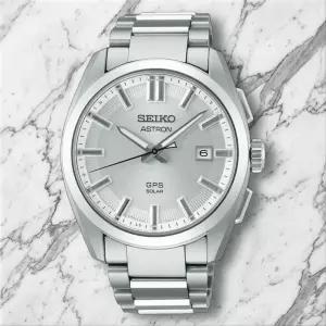 세이코 아스트론 오리진 GPS 솔라 티타늄 남성 손목시계 SBXD031