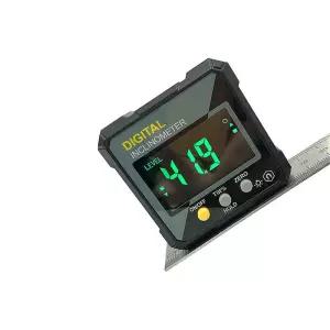 목공용 디지털 전자 레벨 각도 파인더 마그네틱 경사계 각도기 정밀 박스 4x90