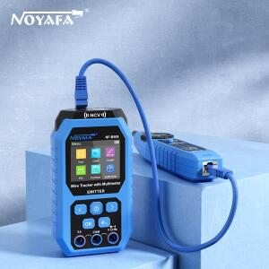 NOY NF-B509 네트워크 케이블 테스터 멀티 미터 이더넷 POE 포트 깜박임 NCV Anti-Burn AC Voltmete