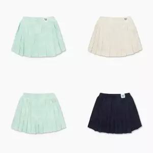 베네통키즈 QALG05531 플리츠 치마 레깅스 901435