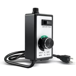 라우터 팬 가변 속도 제어기 전기 모터 레오스타트를 위한 왈티오터 AC 120V 교체