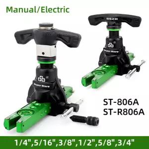 ST-R806A 에어컨 구리 파이프 유지 보수 편심 튜브 도구 래칫 손전등 이중 목적 확장기