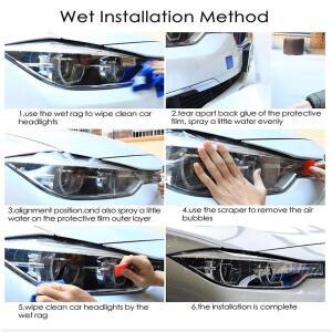 마쓰다 3 BP 2019 2020 악셀라용 TPU 자동차 헤드라이트 필름 스크래치 방지 PPF 투명 스모크 블랙