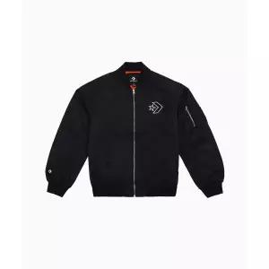 컨버스 CONVERSE 나일론 루즈핏 논 패디드 봄버 블랙 MCH658-023 377672