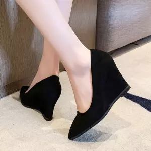 솔저스2 여자 하이힐 웨지힐 사계절 펌프스 빅사이즈 스틸레토 힐 유니크한 OPH5