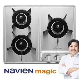 [전국]설치 경동 나비엔매직 GRB-4103 빌트인 3구 560x430 가스레인지 쿡탑 