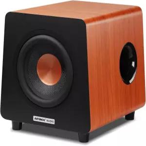 AIYIMA 800X 8인치 파워 서브우퍼 150W 24비트/48KHz HD 오디오 액티브 스피커 TPA3116 통합 앰프 홈