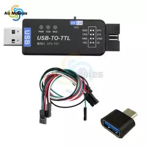 USB to TTL 변환기 UART 프리 드라이버 C 타입 모듈 다중 채널 직렬 포트 다운로드 CH343G