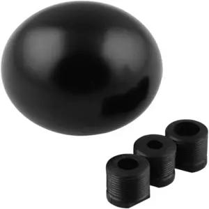 라이언스타 시프트 노브 어댑터 키트 범용 자동차 기어 시프터 레버 둥근 공 모양 블랙