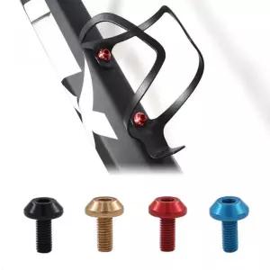4개 자전거 물통 케 볼트 사이클링 액세서리 주전자 홀더 알루미늄 M5 나사 핸들 부품 MTB 로드 바이크용