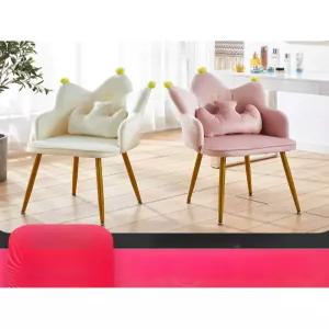 공주의자 인테리어 공주 스톨 화장대의자 팔걸이 앤티크 황제 메이크업 리본의자