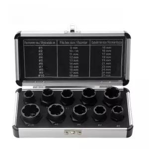 너트 제거기 볼트야마 소켓 육각 볼트리무버 세트 역탭 녹제거 수리공구