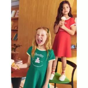 베네통 키즈 와플 플레어 원피스 3종 택1 (QAOP20531) 902403