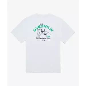 노스페이스 THE NORTH FACE NT7UR45B TNF 경주 에디션 반팔티_WHITE 391783