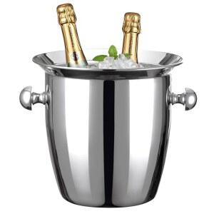 아이스 버킷, 파티용 대형 샴페인, 맥주, 칵테일, 실내, 실외, 캠핑, 피크닉을 위한 손잡이가 있는 5L 휴대용 스테인리스 스틸 와인 버킷