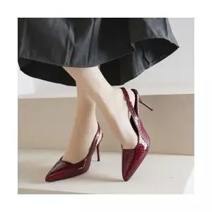 원더맨 여자 데일리룩 신발 웨지힐 샌들 가보시 여름용 빅사이즈 스틸레토 속굽토 힐 KUK2