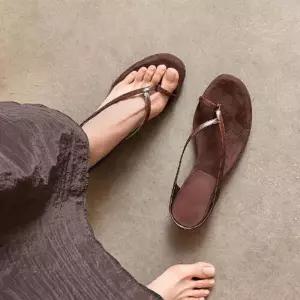 원더맨 여성 여름 비치 샌들 데일리룩 오픈토 양가죽 신발 토시 아웃도어 슬리퍼 웨지힐 웨지 KUK2