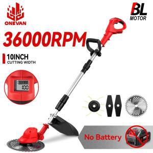 EV 36000RPM 브러시리스 전기 잔디 깎는 기계 무선 트리머 접이식 조절 가능한 정원 커터 (마키타 배터리