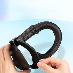 메타 퀘스트 3 액세서리용 3-in-1 페이스 마스크 커버 땀  패드 쿠션 PU 가죽 실크 원단 교체용 폼