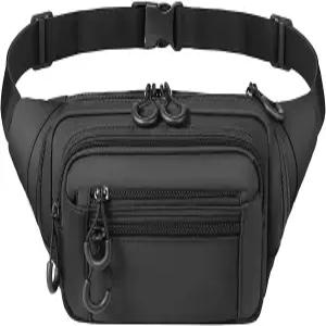 DegeTMVe 허리 가슴 러닝백 조절 가능한 벨트 패니 경량 팩 여성 홀스터콤팩트 포함 벨트지퍼 전술 남성