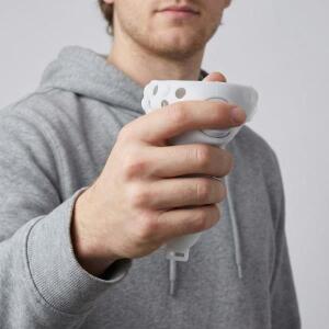 내구성이 뛰어난 실리콘 컨트롤러  조절  스트랩 VR 핸들 케이스 Oculus Quest 2 휴대용 사용을 위한 너클