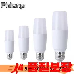 Phlanp LED 원통형 옥수수 전구 E27 20W AC 220V-240V 램프 홈 장식 샹들리에 촛불 조명