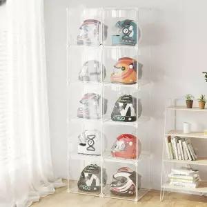 헬멧 보관함 바이크 수납 오토바이 실내 인테리어 수납장 진열장 랙 탑박스 방수 모자 박스