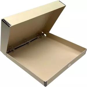 라인코 아카이브 탄 3링 바인더 보존 앨범 박스 12.25 x 11.25 2인치 사진 예술 공예품을 보관 정리할 수